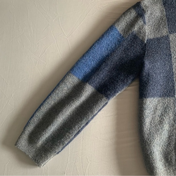 Maus & Hoffman Alpaca Wool Sweater Jumper Mens XL Color Block Crew Neck - Picture 4 of 14